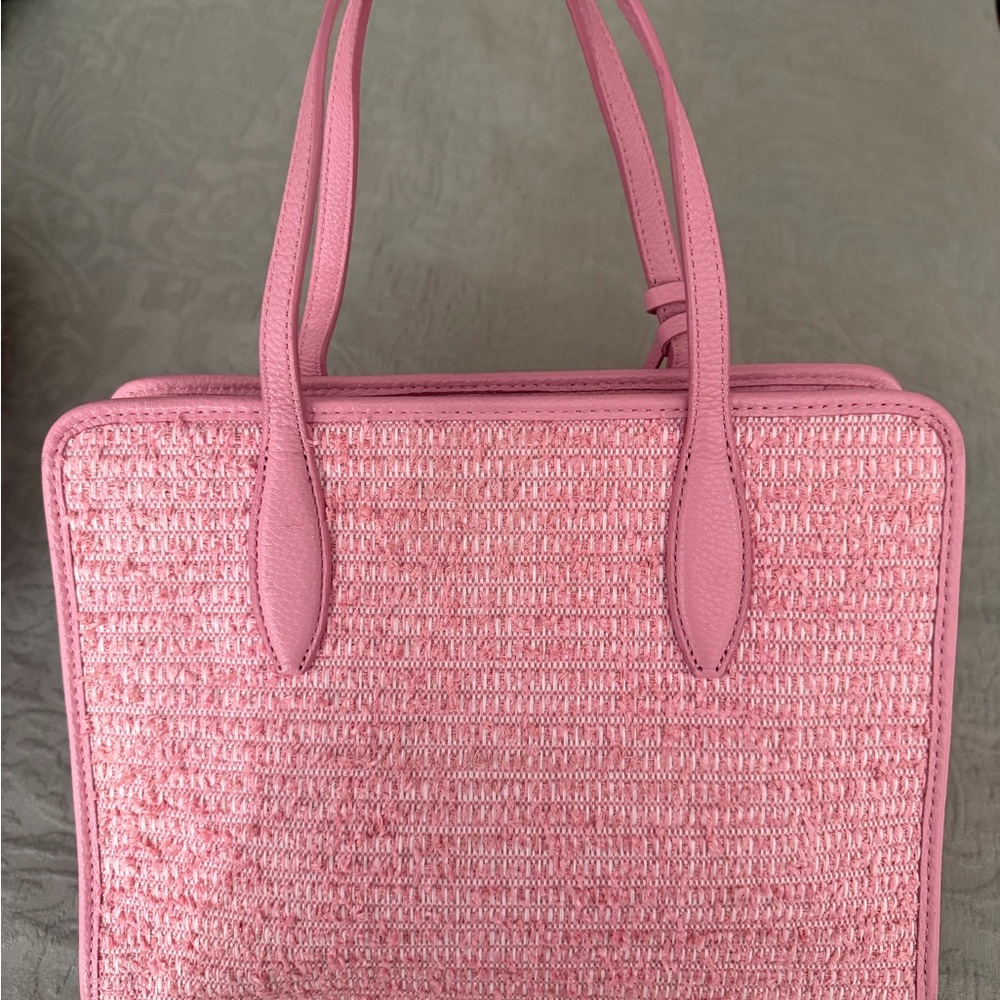 Kate Spade Pink Tweed Purse - Picture 2 of 4
